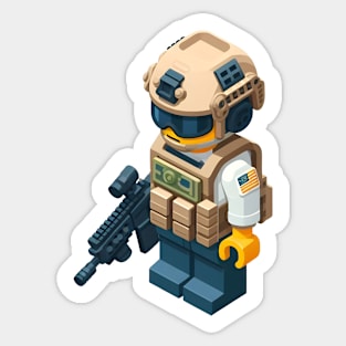 Tactical LEGO Sticker